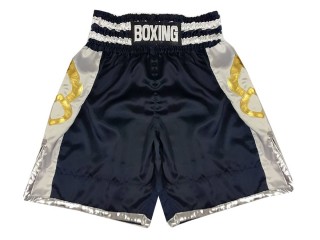 Personlig Bokseshorts Boxing Shorts : KNBSH-029-Marine blå